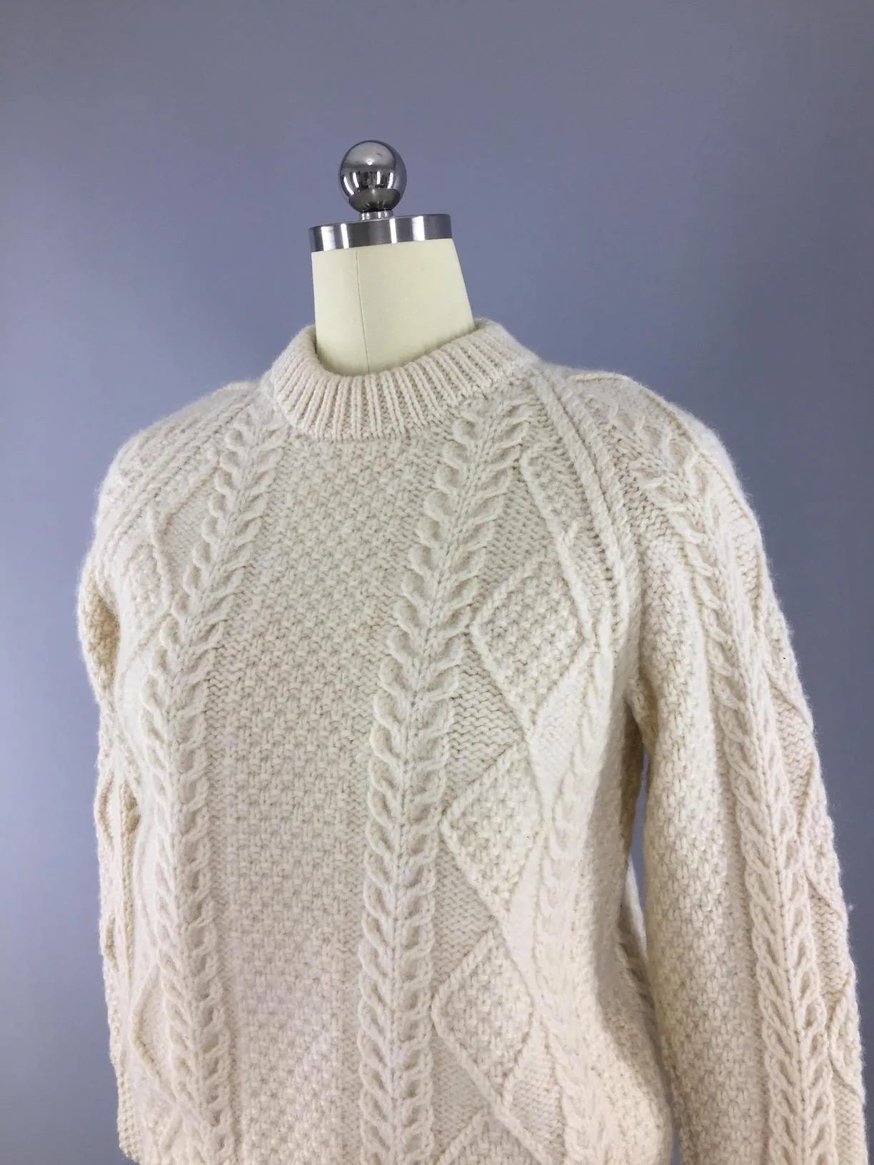 1960s Vintage Wool Sweater / Saks Fifth Avenue / Northern Ireland