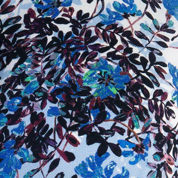 3/4 Sleeve Hidden Placket Shirt in Floral Beauty