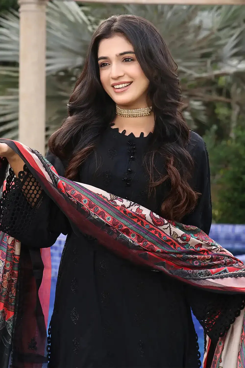 3PC Embroidered Unstitched Lawn Suit KSE-2462