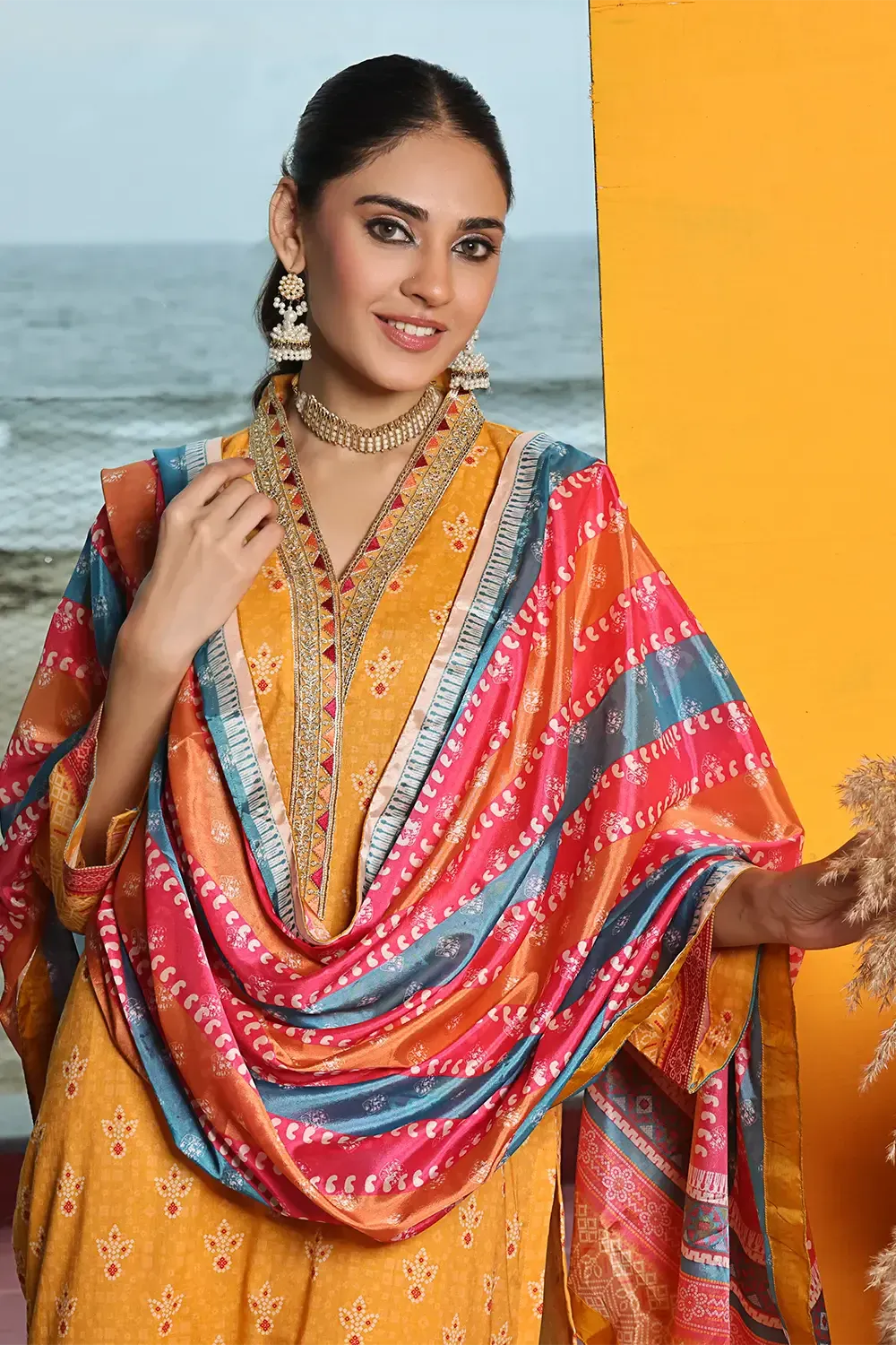 3PC Embroidered Unstitched Lawn Suit KSE-2465