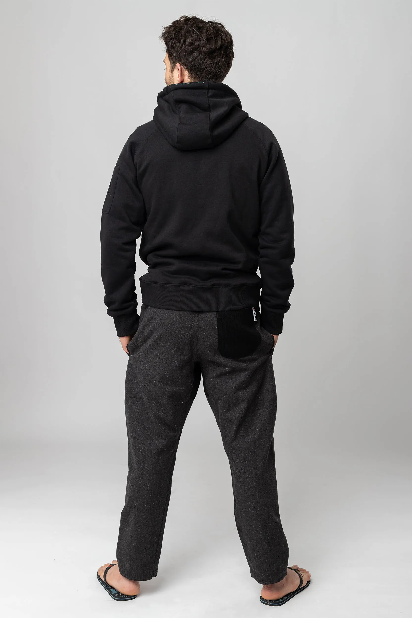 93brand JIU JITSU ORIGINALS Casual Gi Pants - Dark Marl Grey