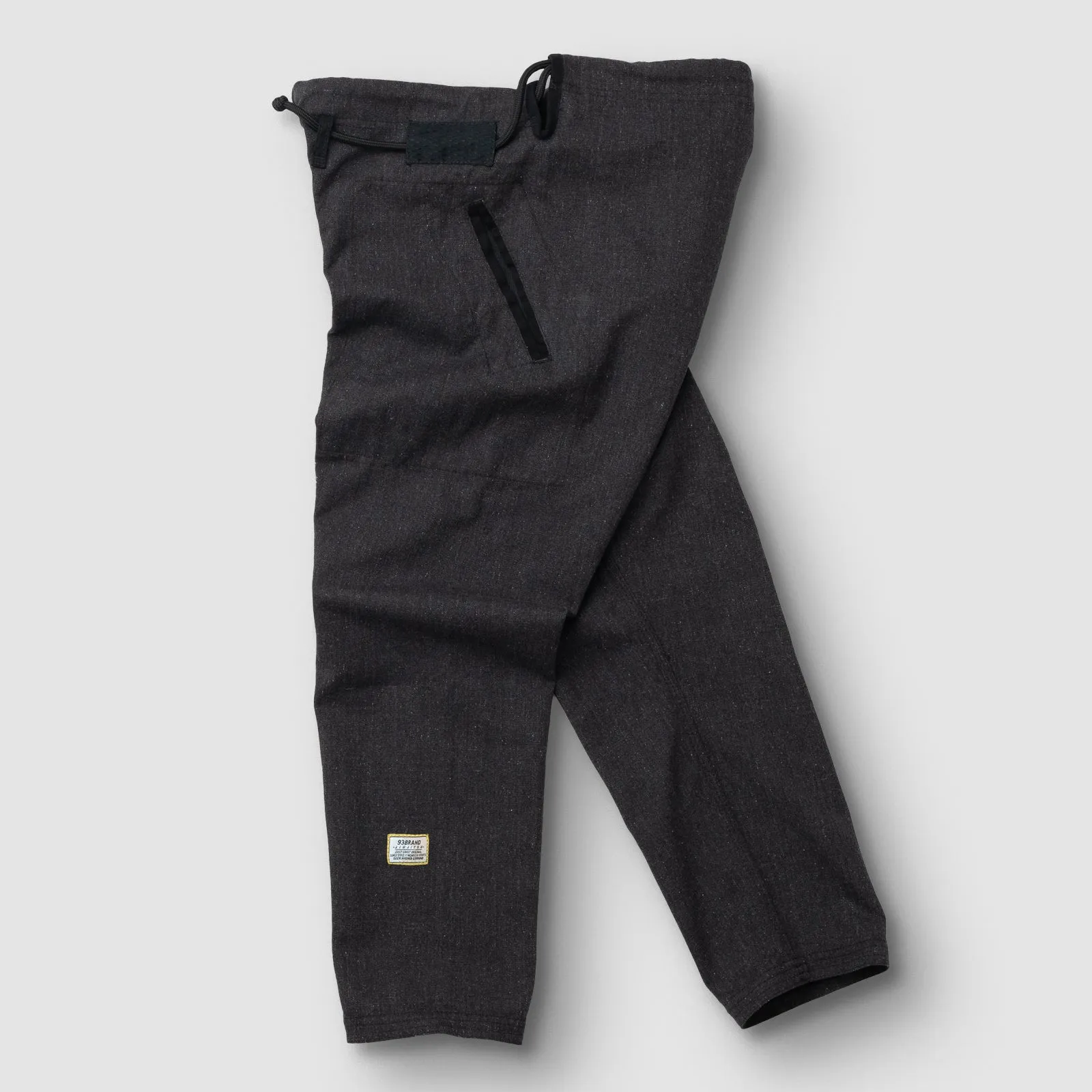 93brand JIU JITSU ORIGINALS Casual Gi Pants - Dark Marl Grey