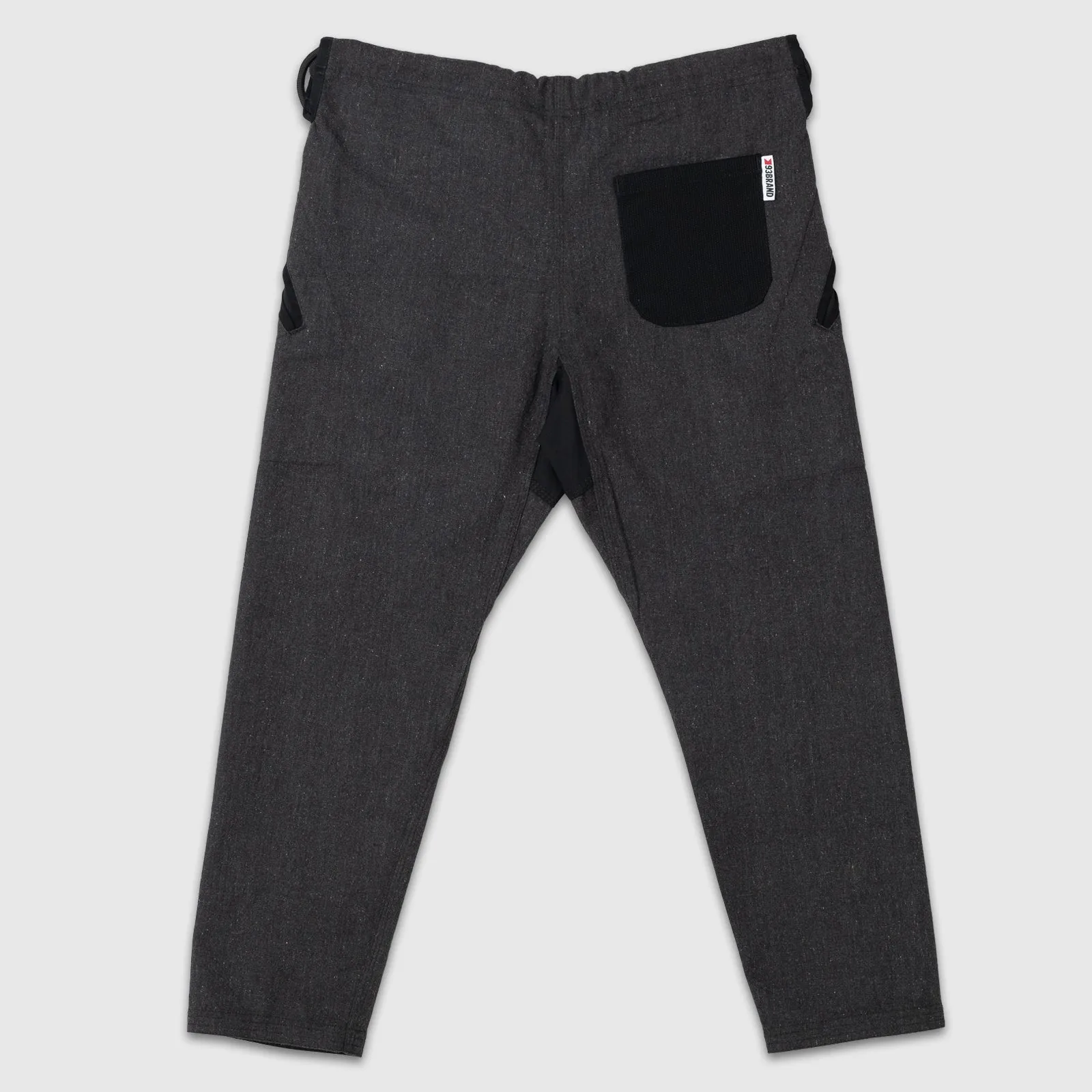 93brand JIU JITSU ORIGINALS Casual Gi Pants - Dark Marl Grey