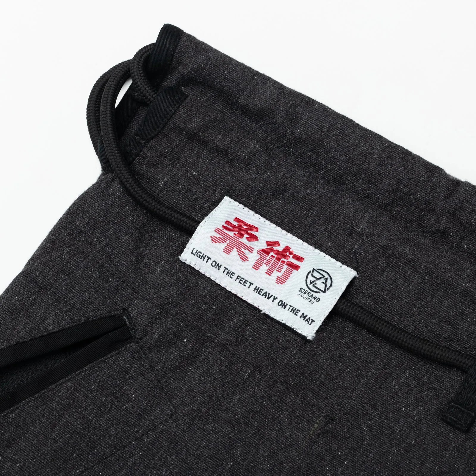 93brand JIU JITSU ORIGINALS Casual Gi Pants - Dark Marl Grey