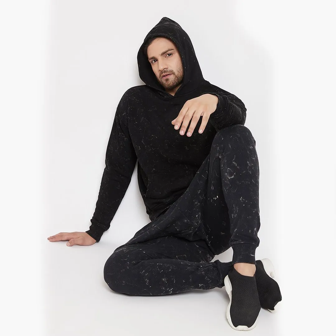 Acid Drop Shoulder Hooded Sweatshirt