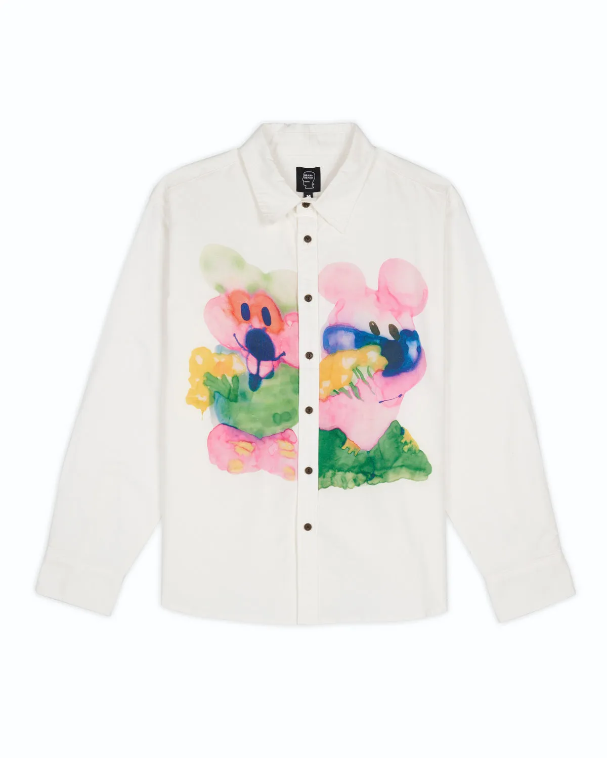 Alfie Cotton Oxford Shirt - White