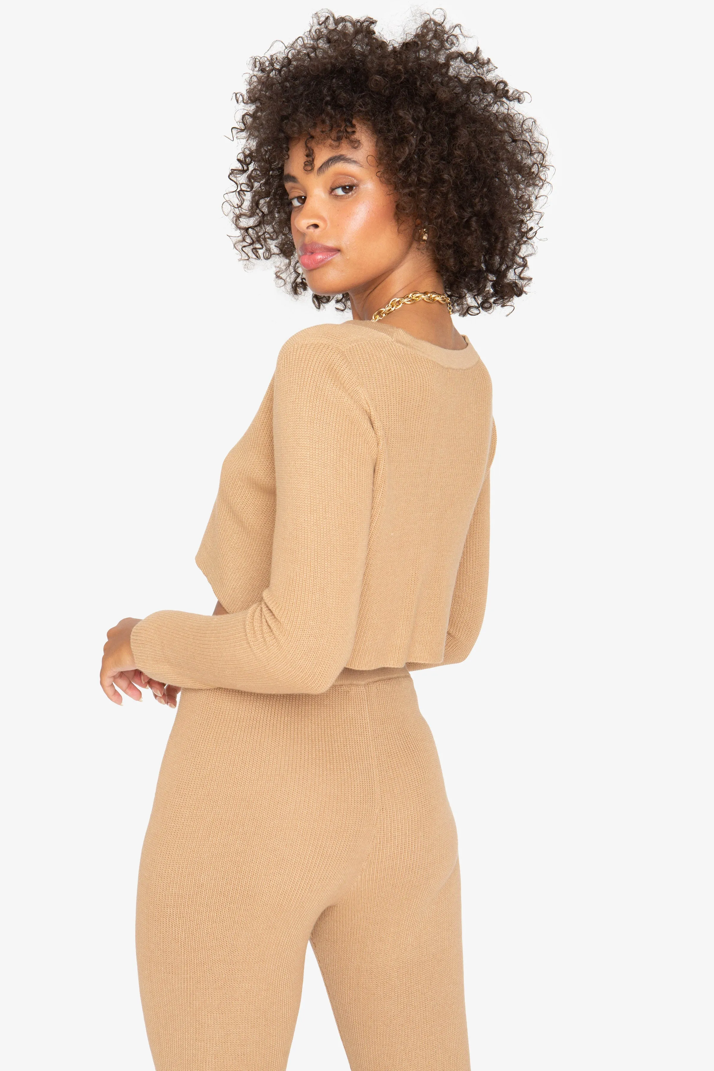 Alma Cardigan - Coffee