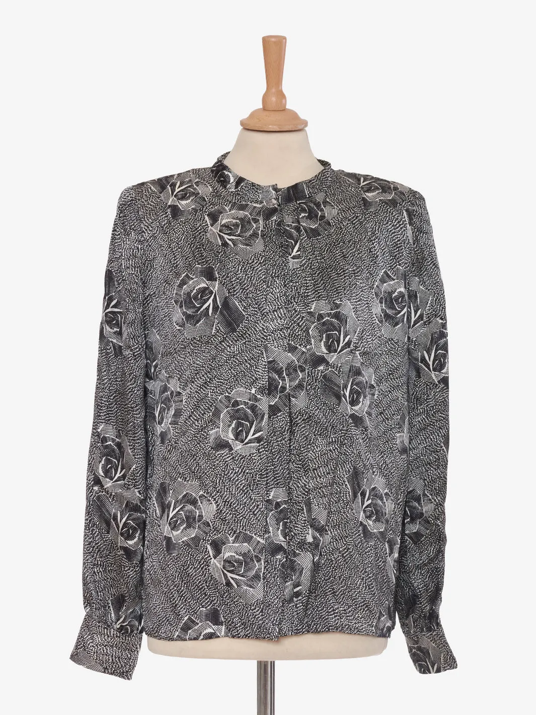 André Laug Shirt rose motif