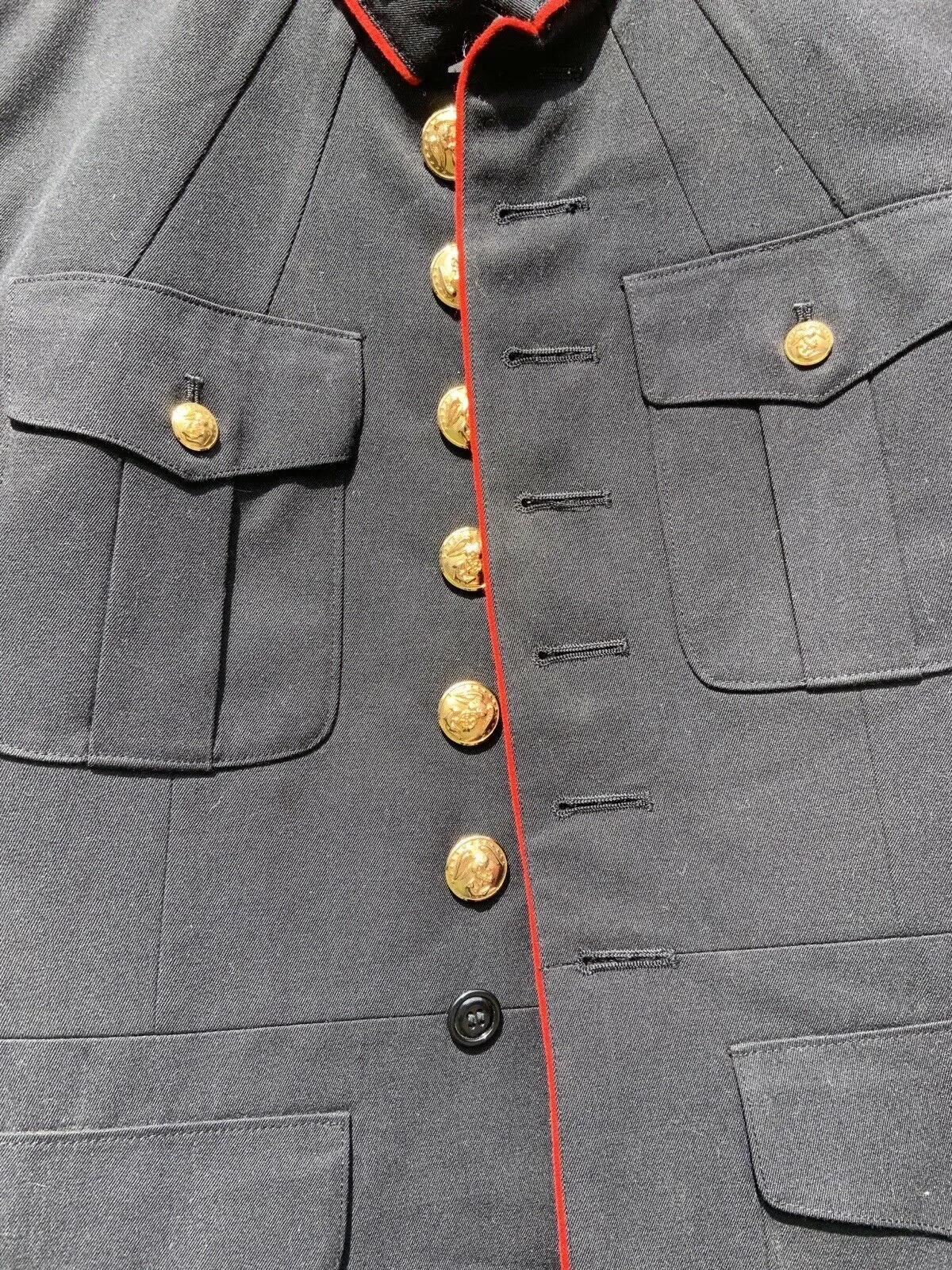 Authentic 41R USMC Dress Blue Jacket