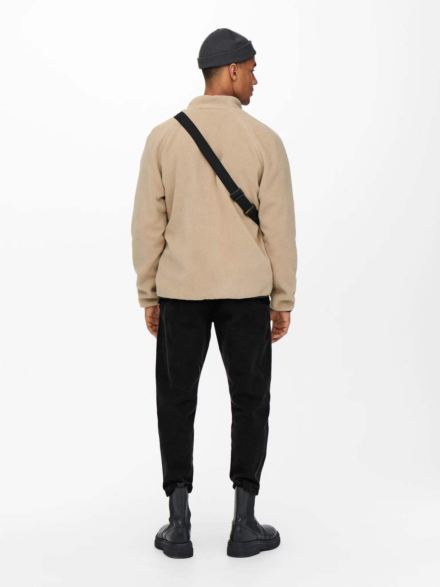 Avi Beam Chino Twill Pants - Sort