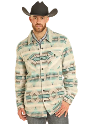 Aztec Shirt Jacket by Rock & Roll