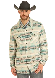 Aztec Shirt Jacket by Rock & Roll