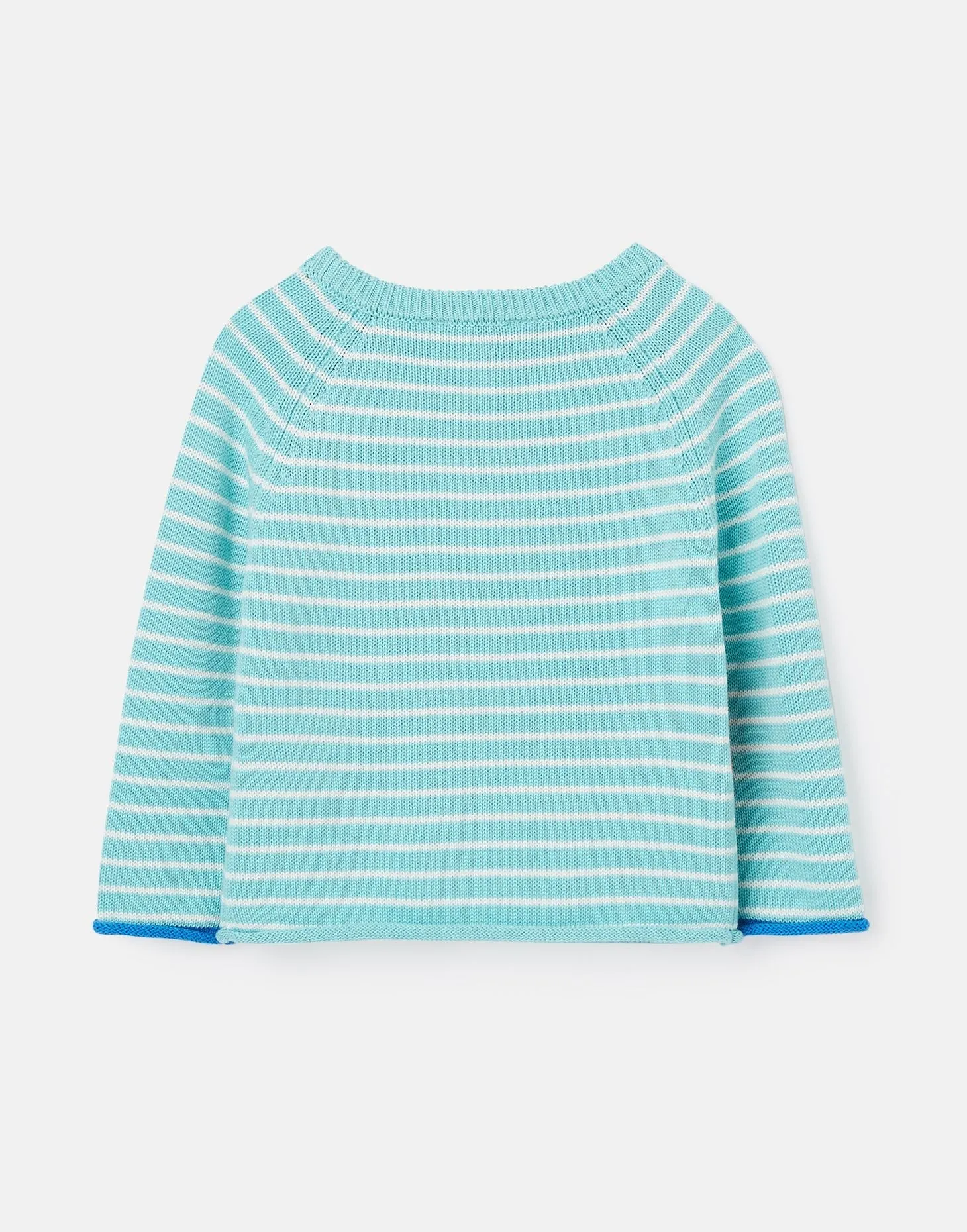 Baby Boys Blue Dino Sweater | Joules