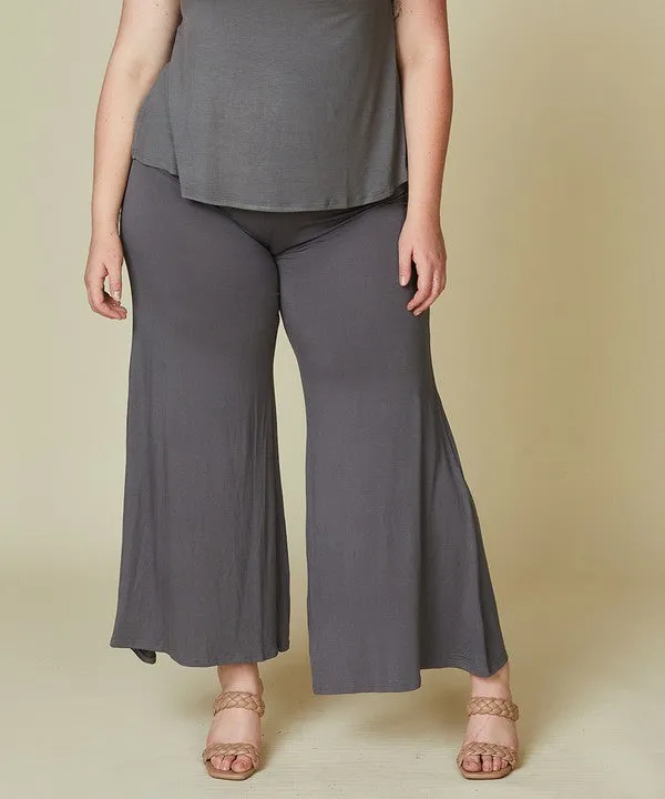 Bamboo Classic Palazzo For Curvy