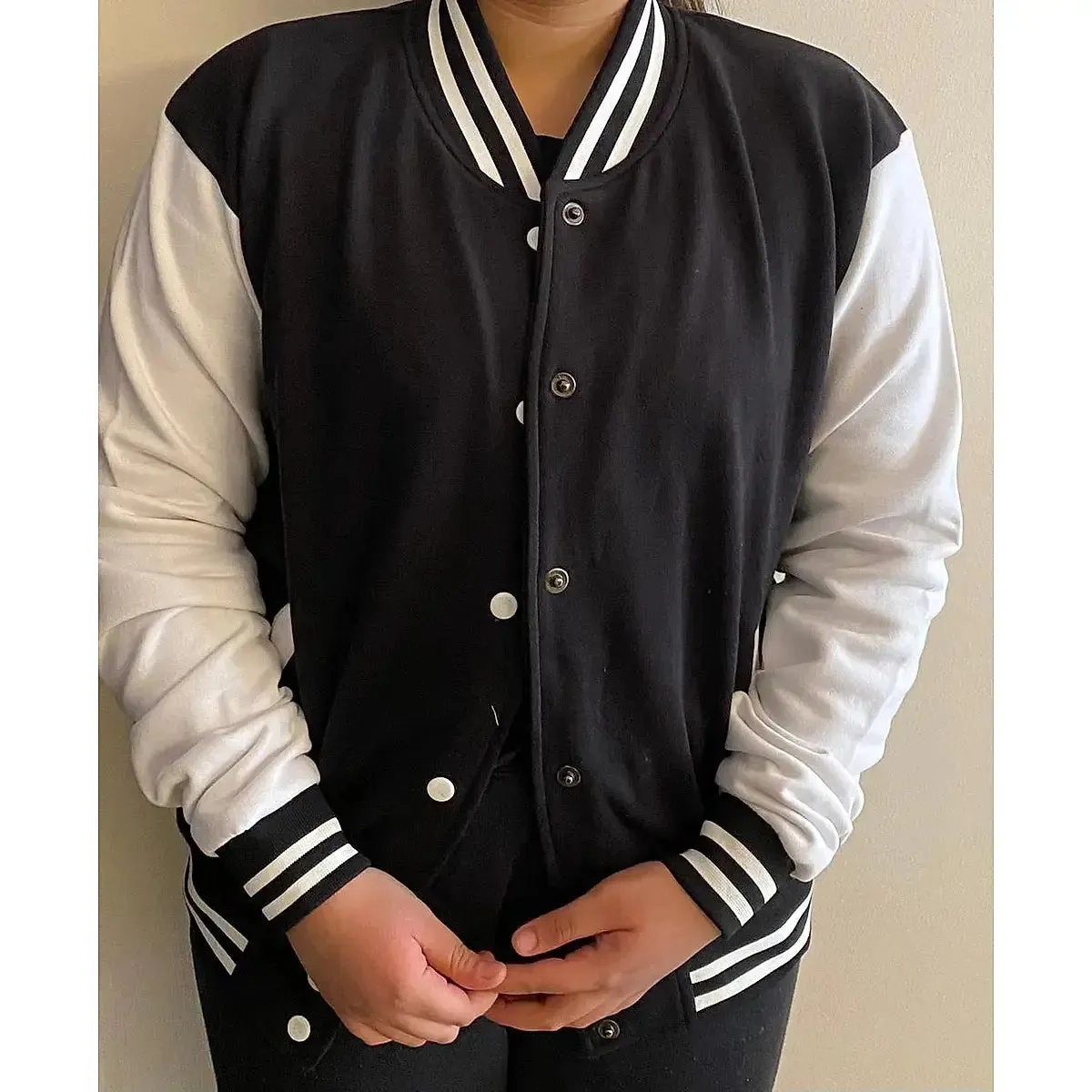Baseball Jacket Black and White