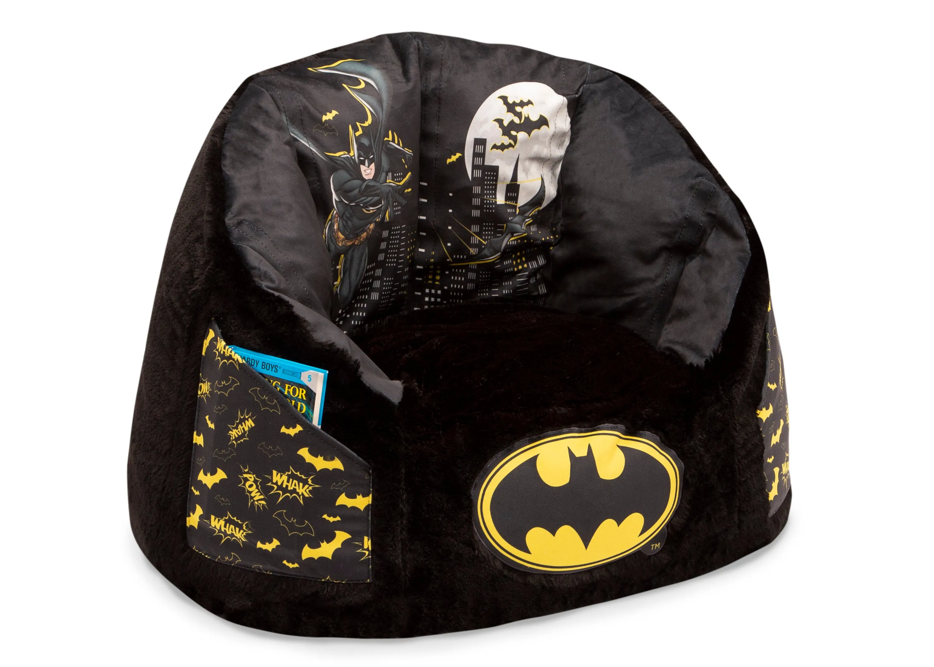 Batman Cozee Fluffy Chair, Kid Size (For Kids Up To 10 Years Old)