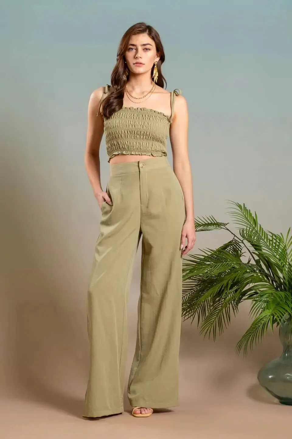 Blu Pepper Summer Girly Pants – Elegant, Flowy & Perfect for Any Occasion