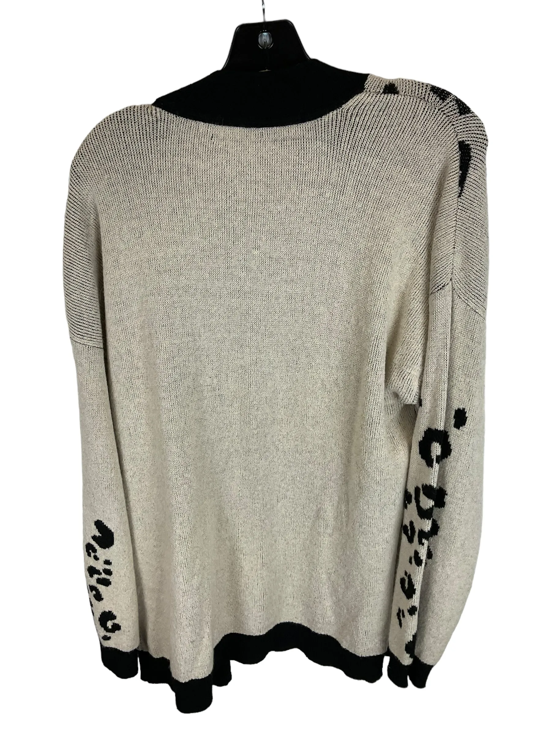 Cardigan By Anthropologie In Animal Print, Size: Xl