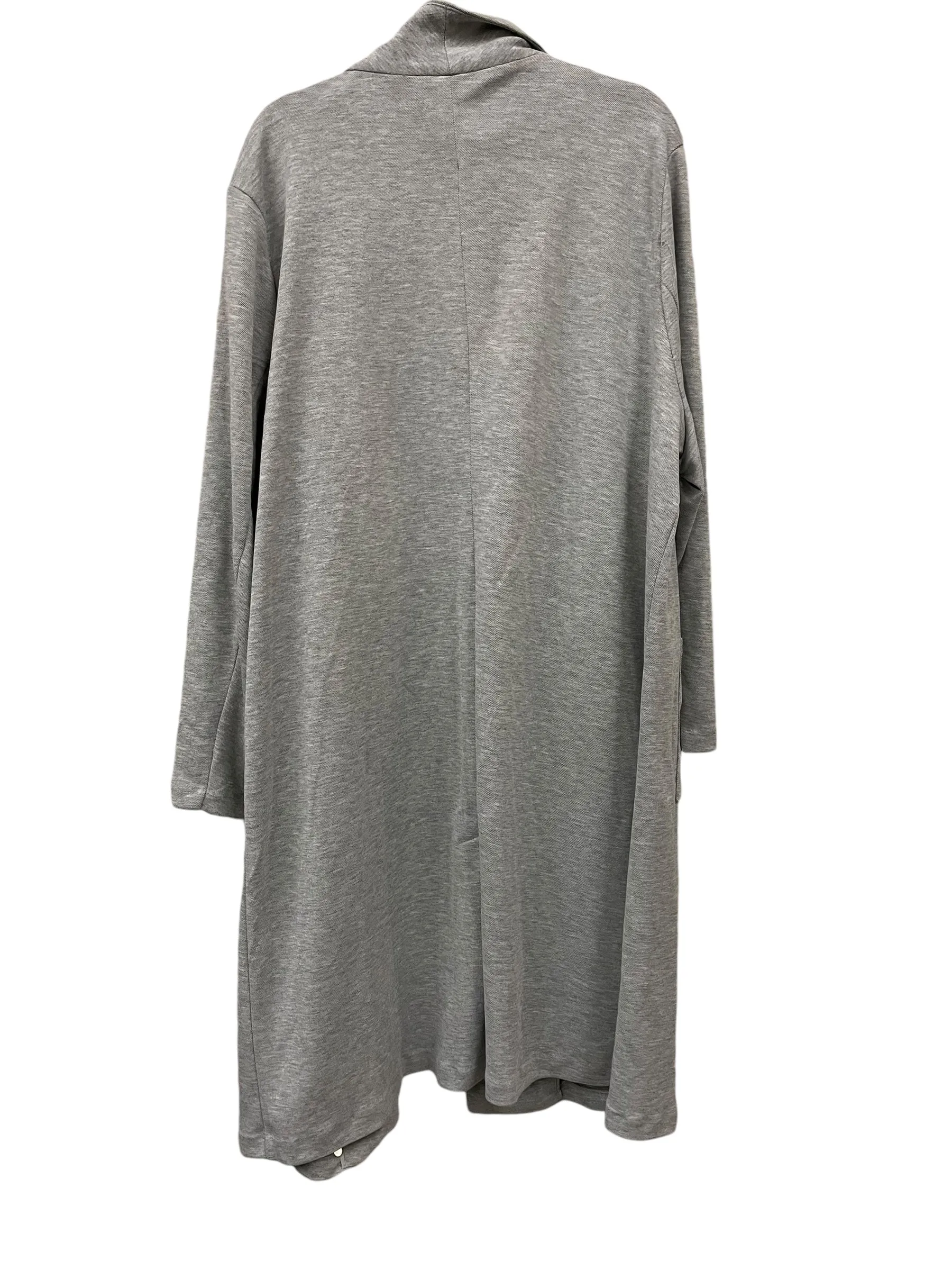 Cardigan By Clothes Mentor In Grey, Size: 3x
