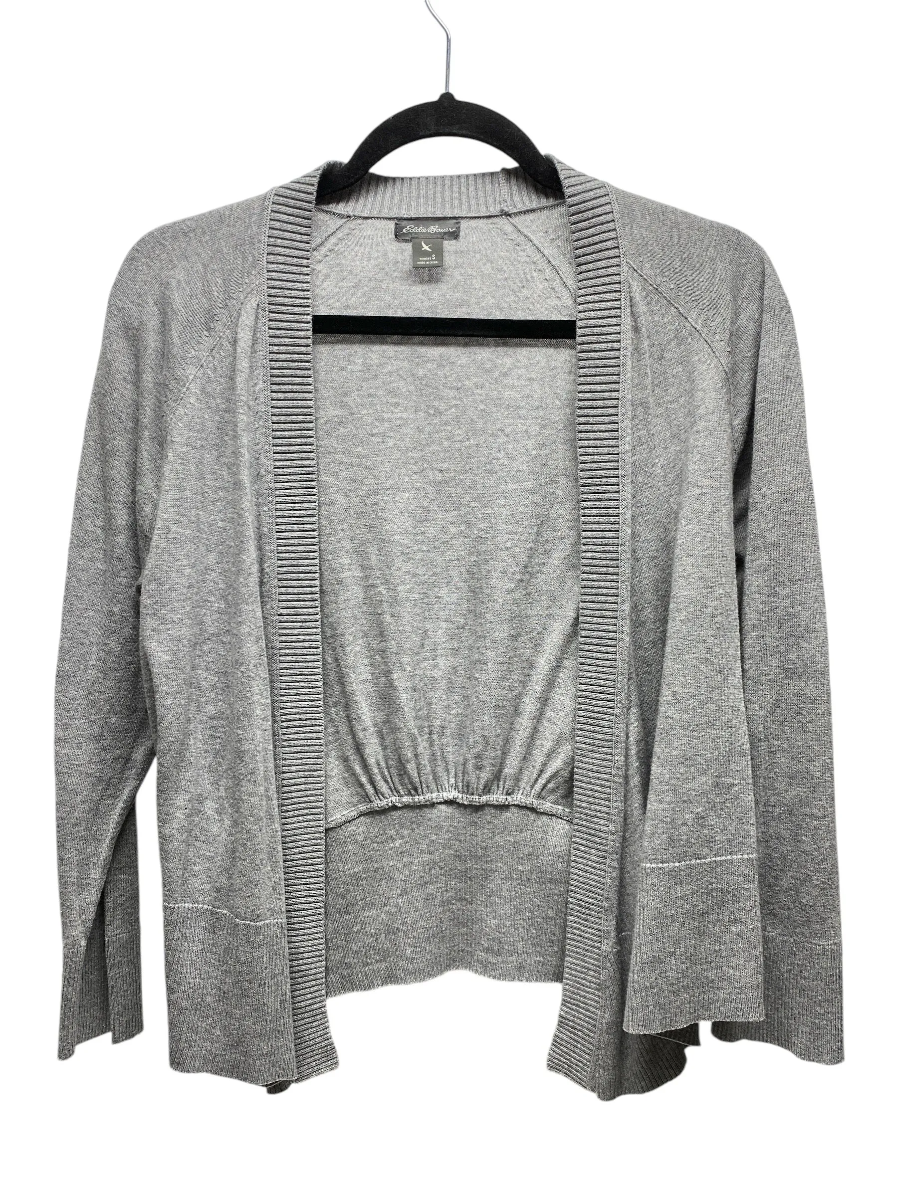 Cardigan By Eddie Bauer In Grey, Size: S