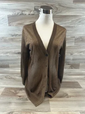 Cardigan By Loft In Brown, Size: Large