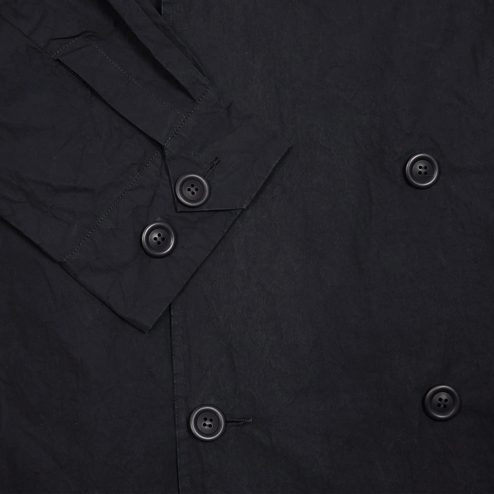 Casey Casey Men's Army Coat in Black
