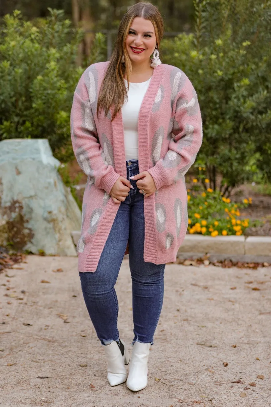 Celeste Long Leopard Cardigan