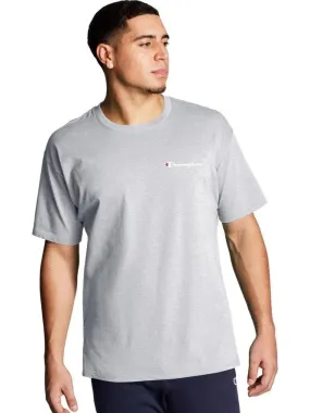 Champion Script Logo Classic Jersey Tee Oxford Gray GT23H Y08160 806