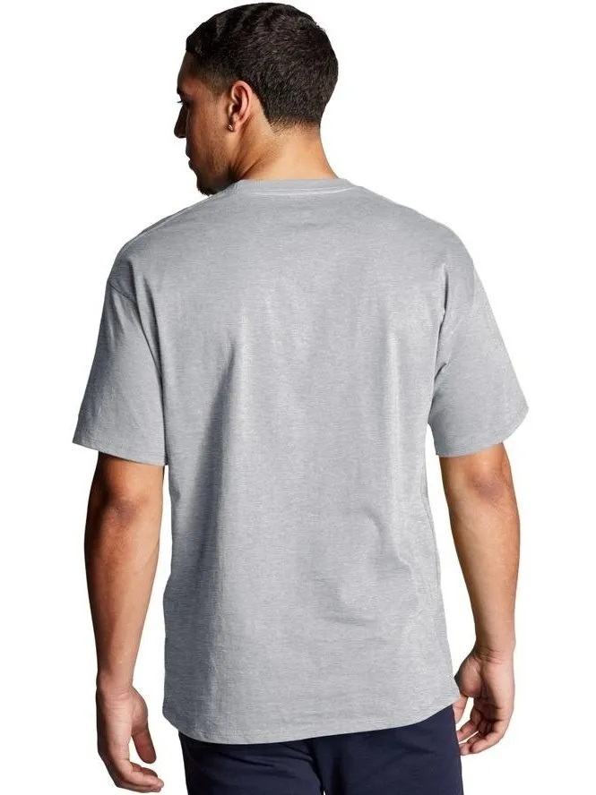 Champion Script Logo Classic Jersey Tee Oxford Gray GT23H Y08160 806