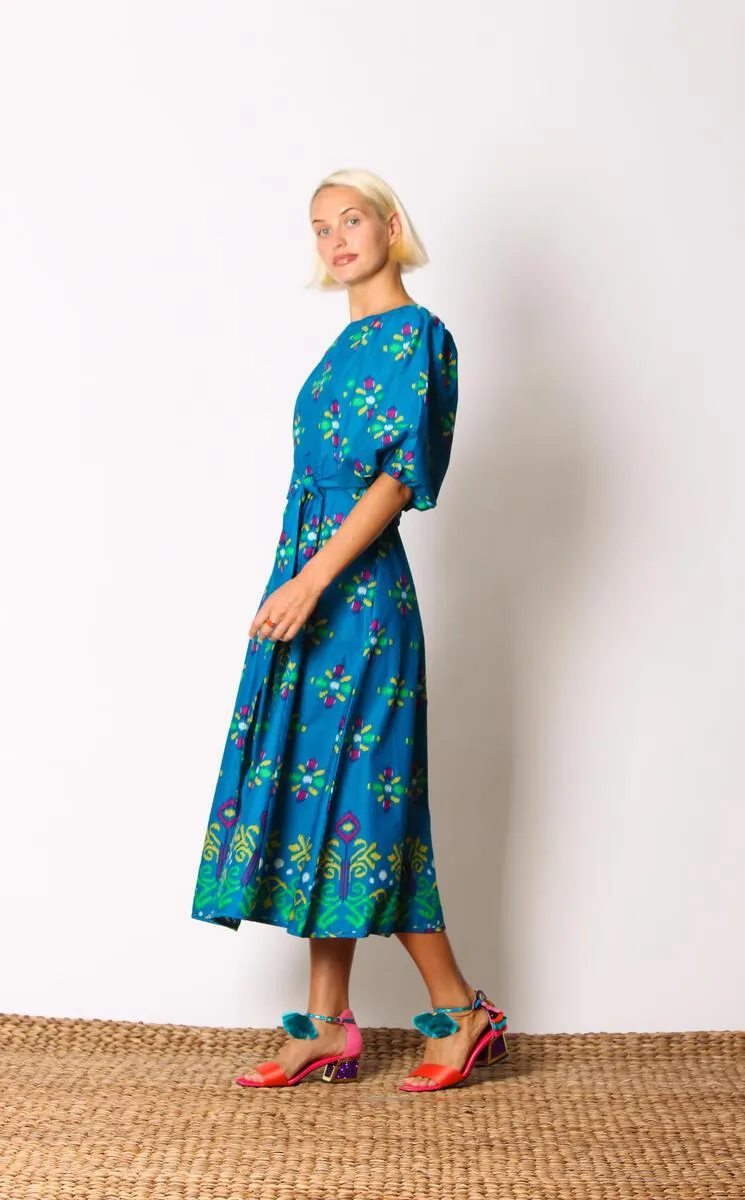 Charlotte Dress - Peru Blue