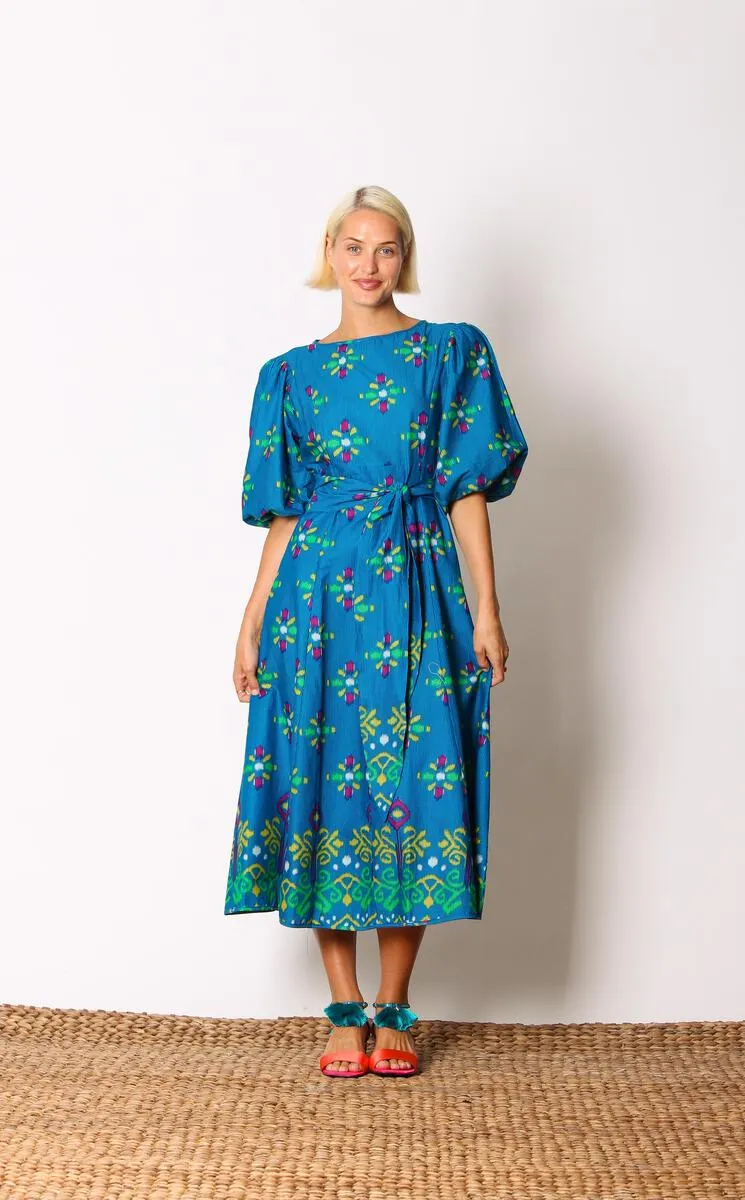 Charlotte Dress - Peru Blue