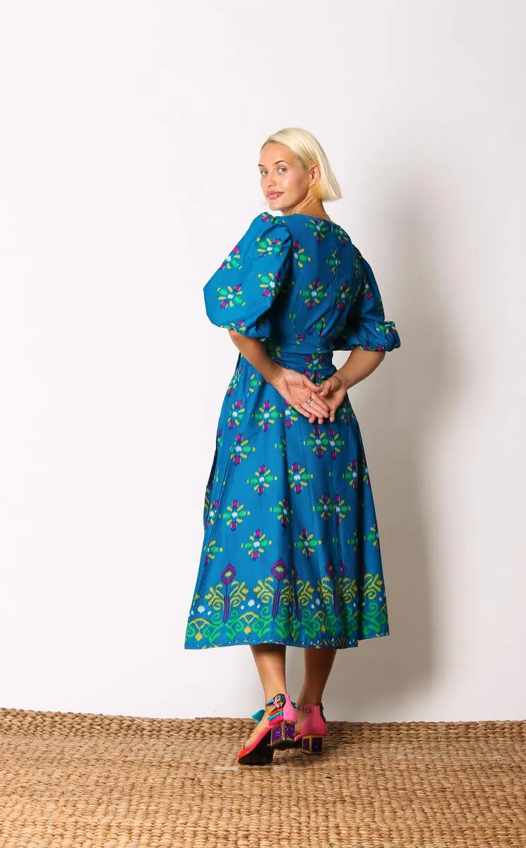 Charlotte Dress - Peru Blue
