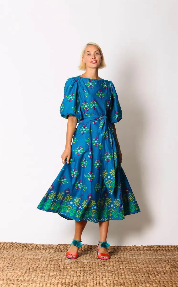 Charlotte Dress - Peru Blue