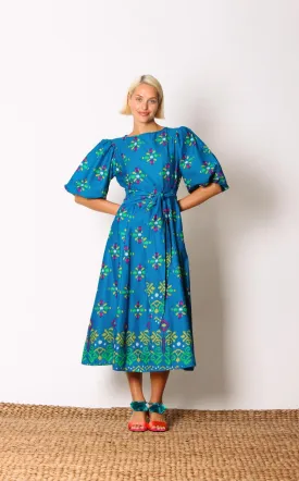 Charlotte Dress - Peru Blue