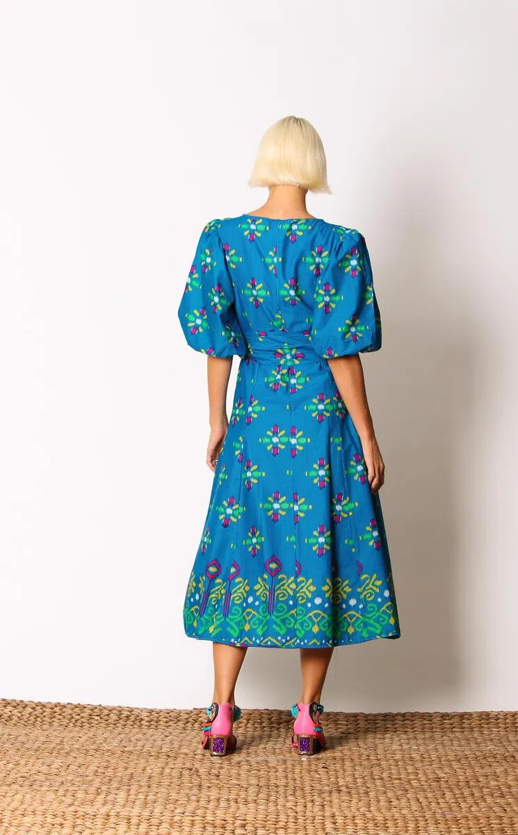 Charlotte Dress - Peru Blue