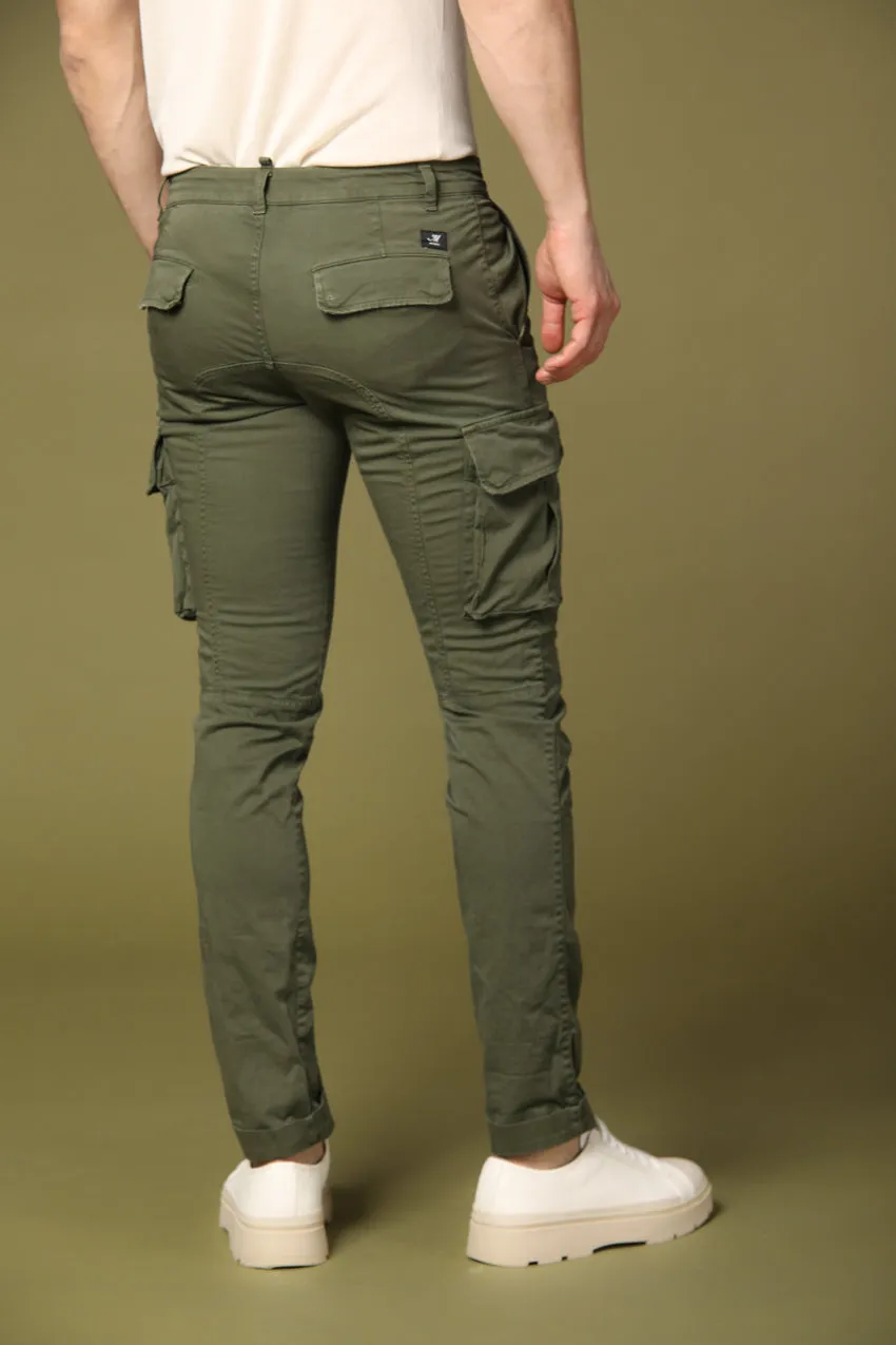 Chile pantalone cargo uomo in twill extra slim ①