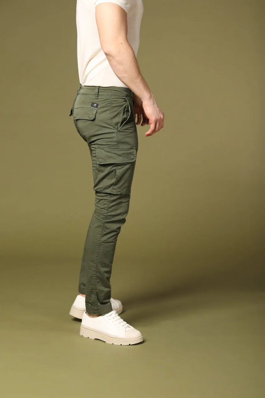 Chile pantalone cargo uomo in twill extra slim ①