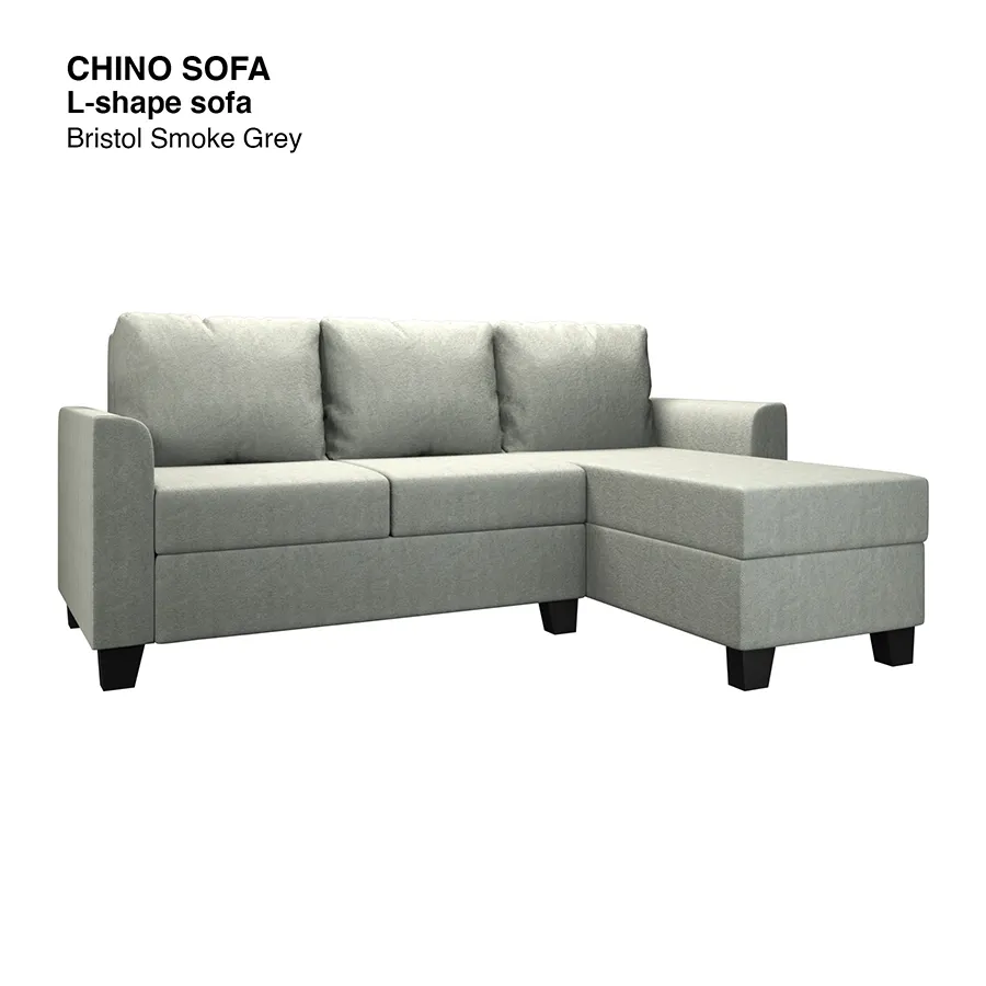 Chino L-shape 3 Seat with Chaise (Right Facing) Sofa