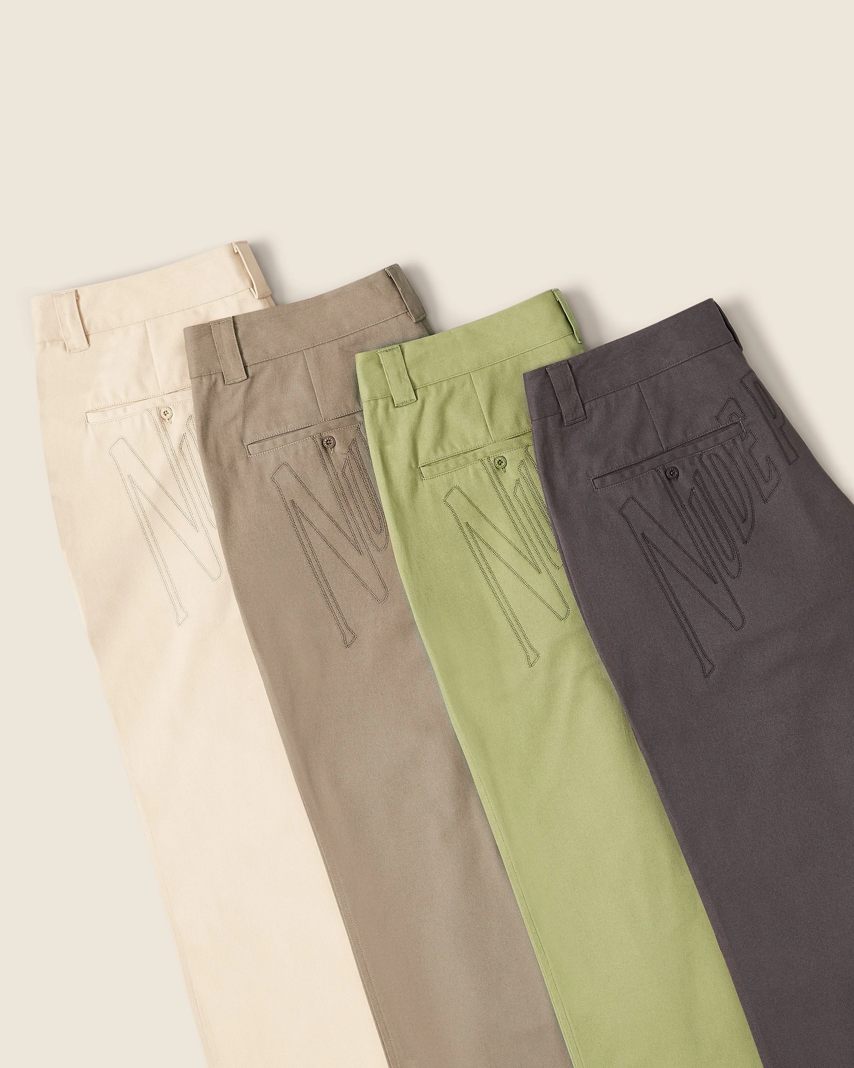 CHINO PANTS ASH BROWN