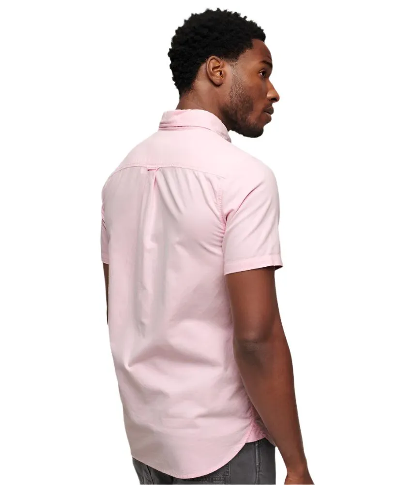 City Pink Vintage Oxford Short Sleeve Shirt