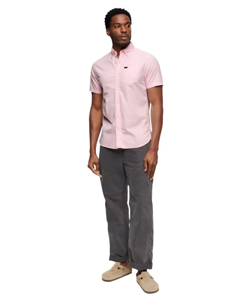 City Pink Vintage Oxford Short Sleeve Shirt