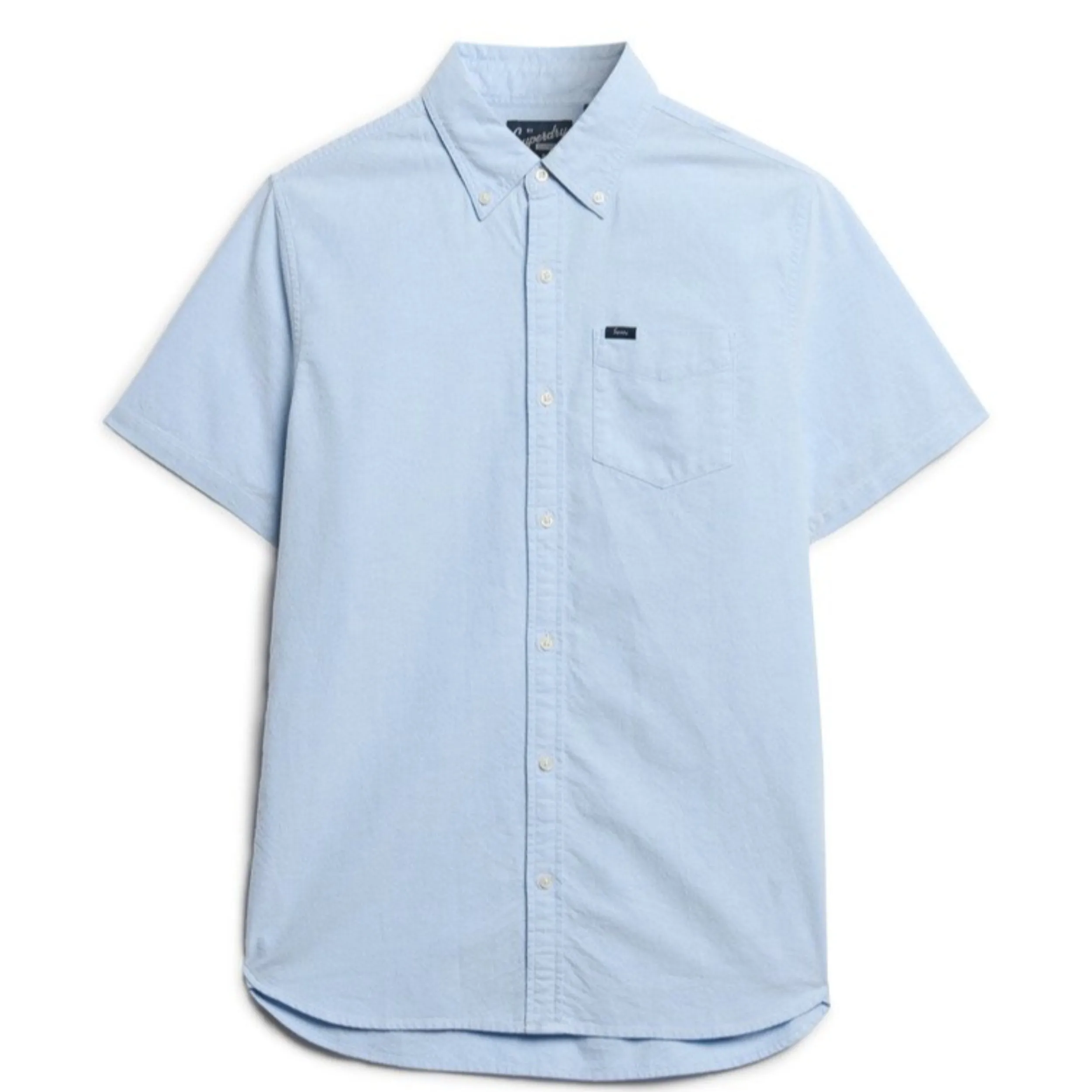 Classic Blue Vintage Oxford Short Sleeve Shirt