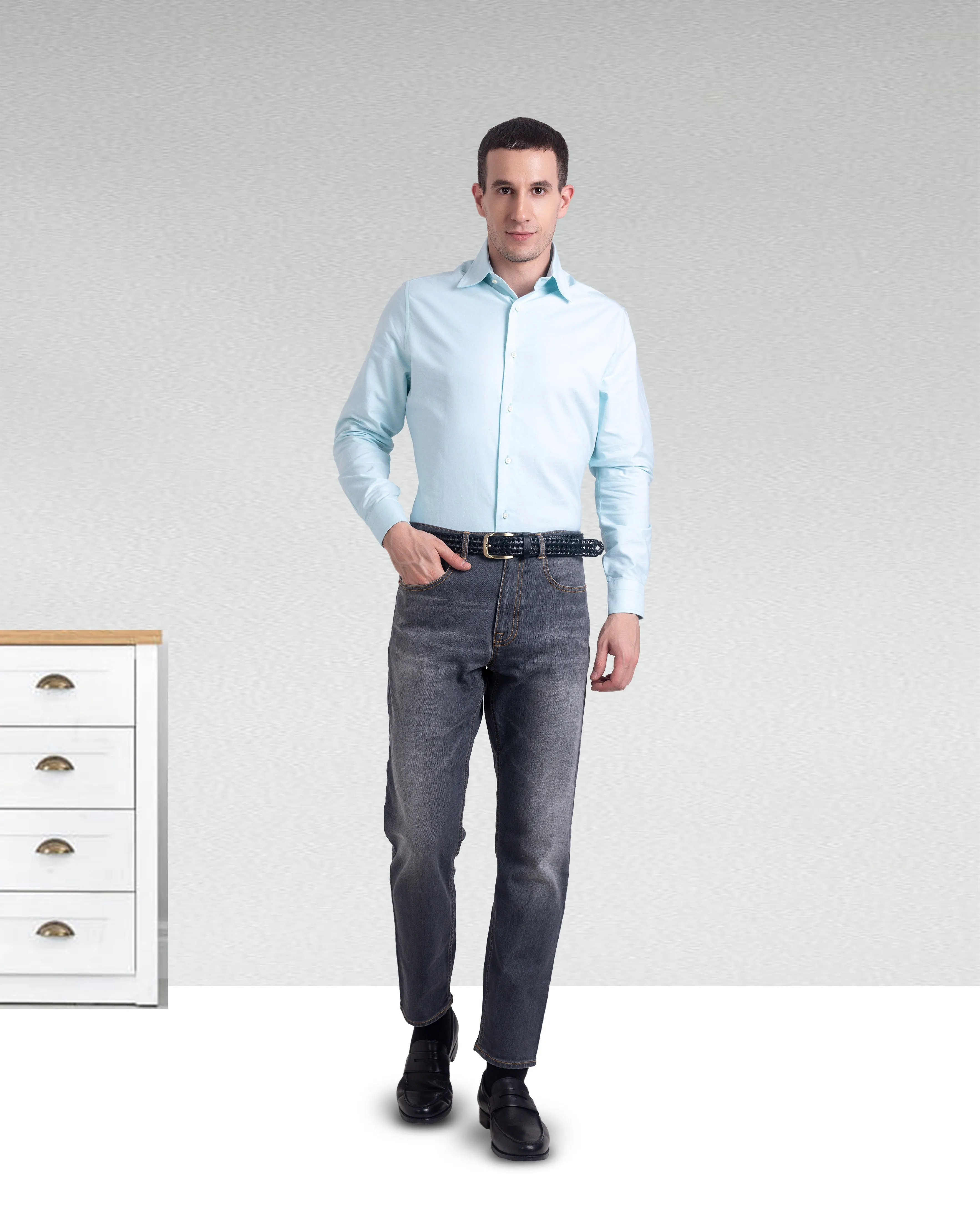 Classic Pale Blue Oxford Shirt