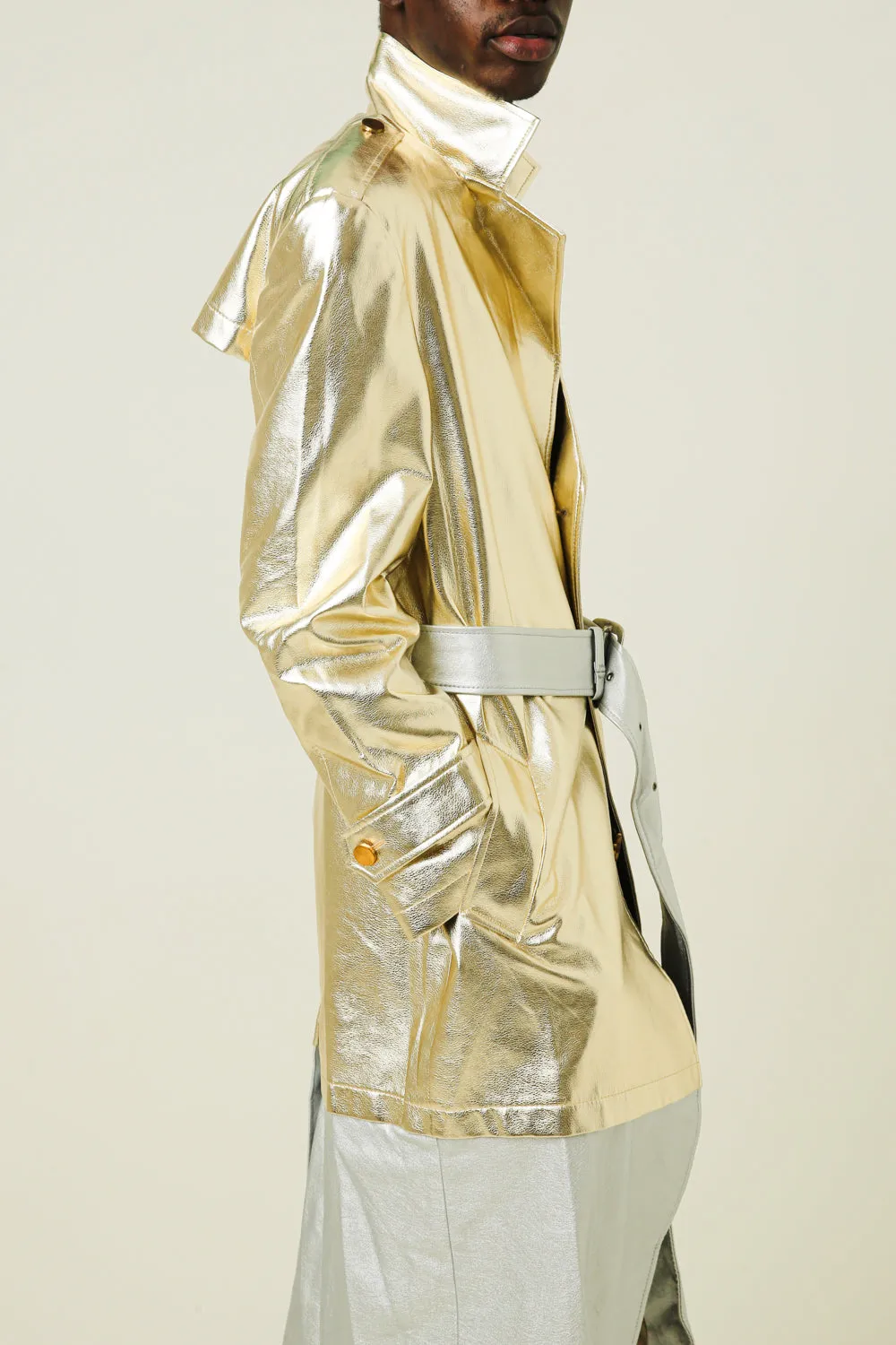 Cloak with a belt