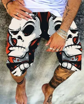 Color Block Pocket Straight Spring  Casual Pants