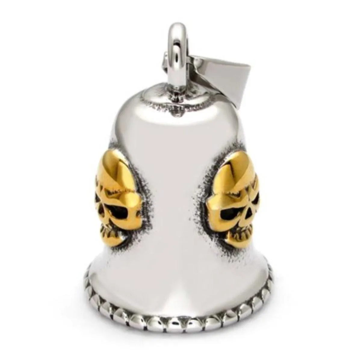 Cool Motorcycle Titanium Steel Skull Gremlin Bell