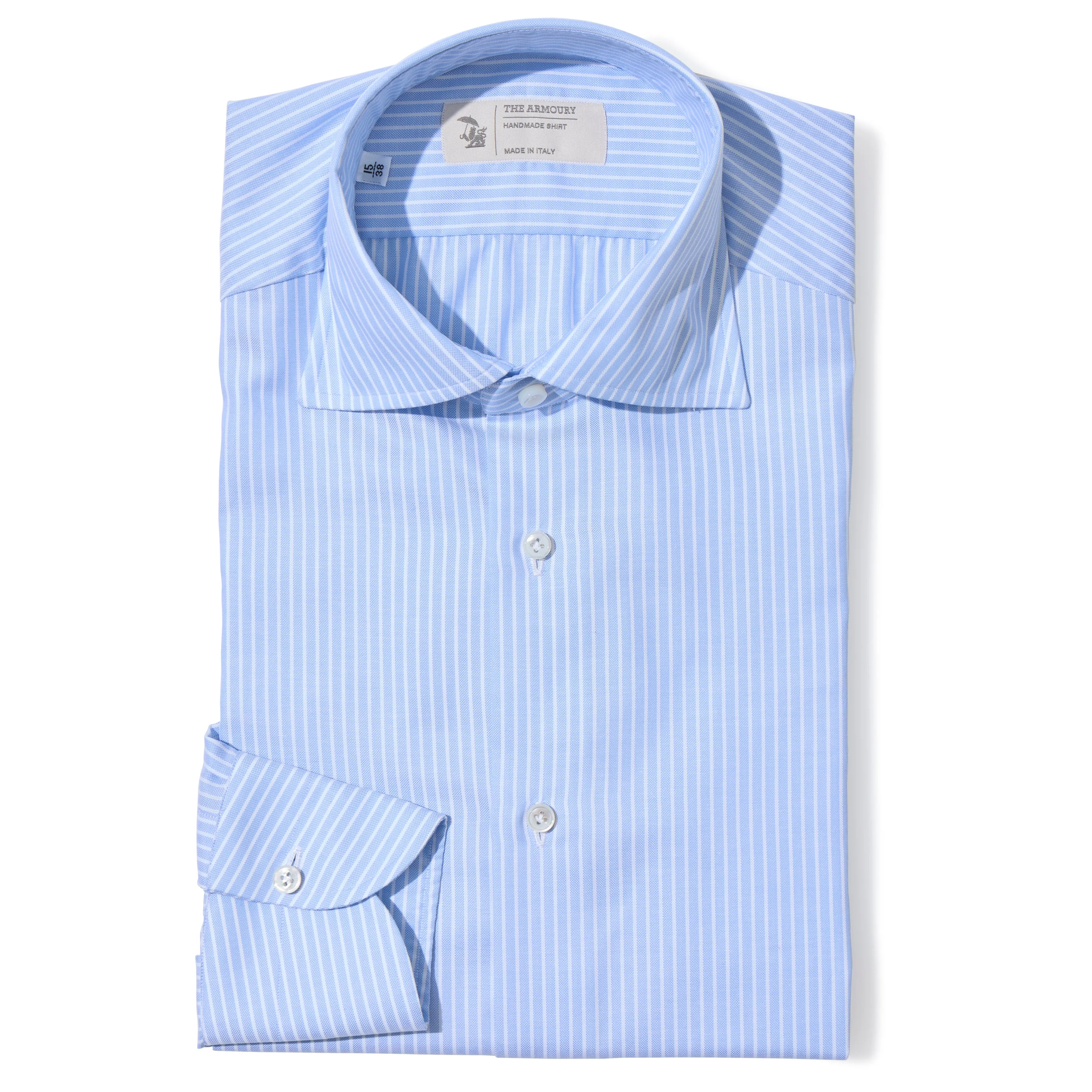 Cotton Oxford Spread Collar Shirt