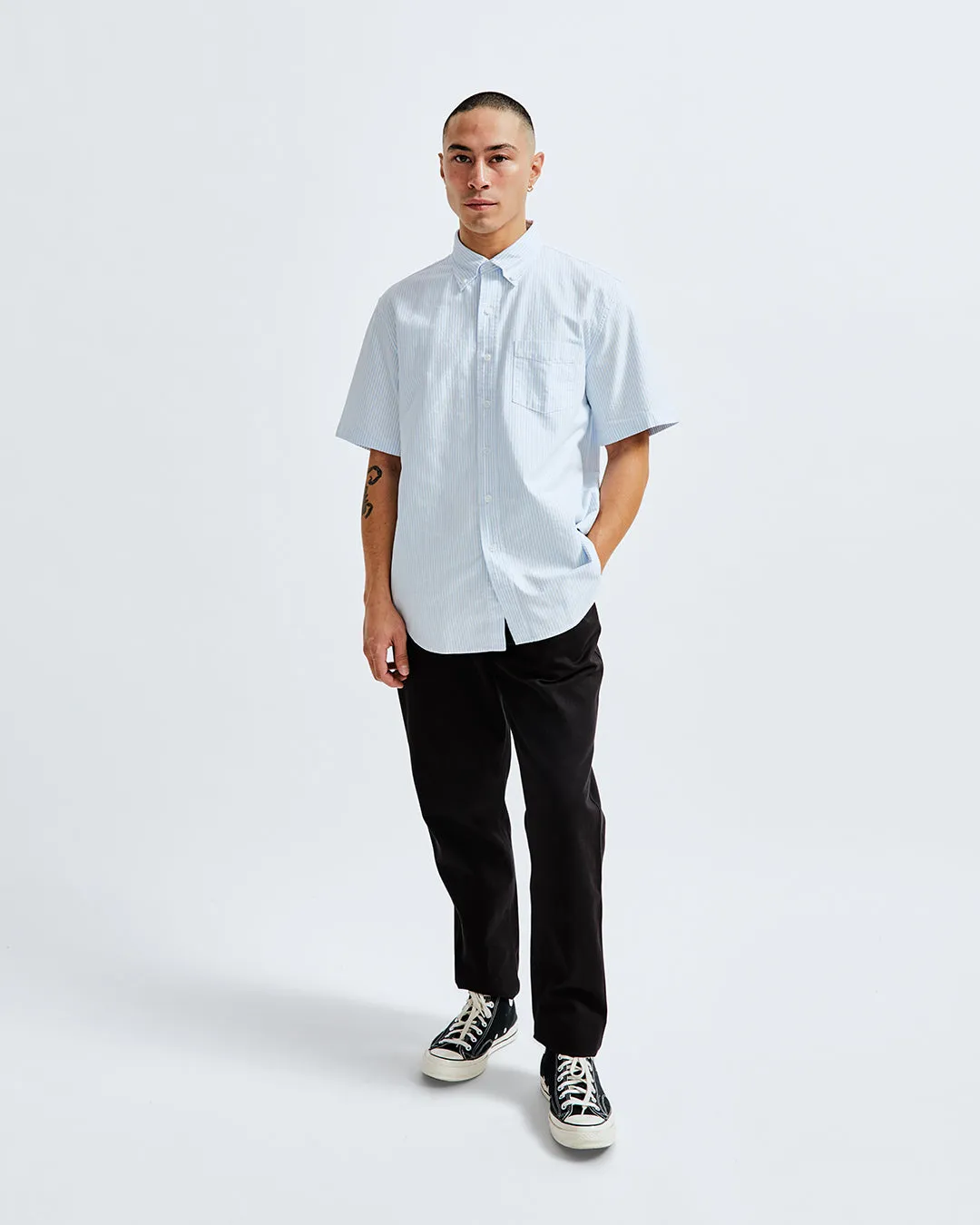 Cotton Oxford Windsor SS Shirt