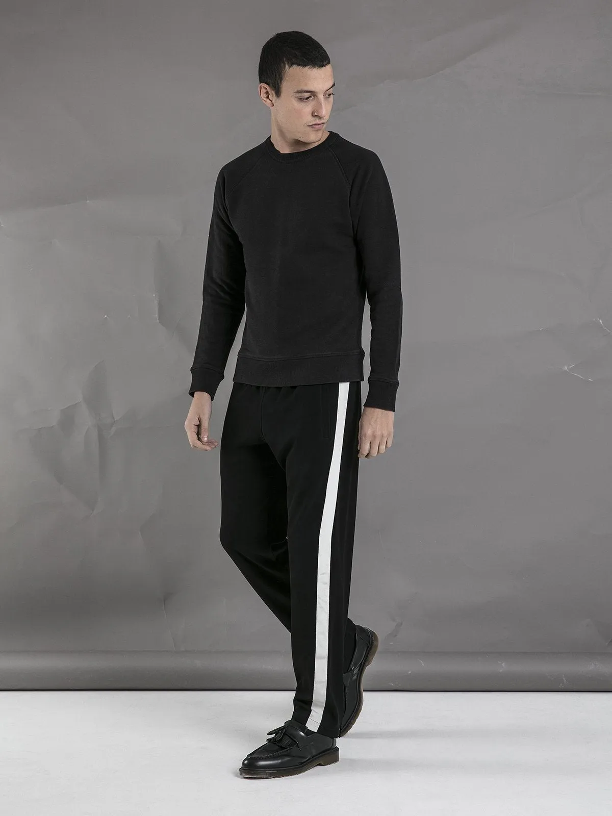 Crew Neck Sweater - Black
