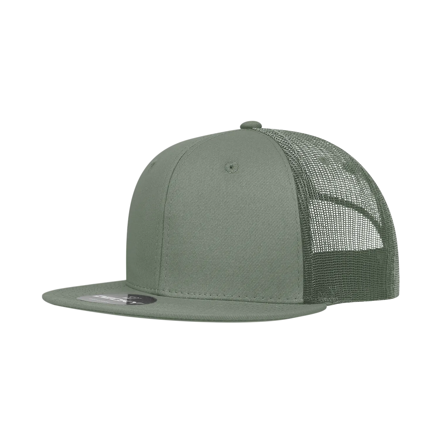 Decky 6033 6 Panel High Profile Structured Cotton Blend Trucker